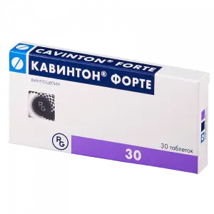 Купить Кавинтон Форте 10 мг 30 шт таблетки