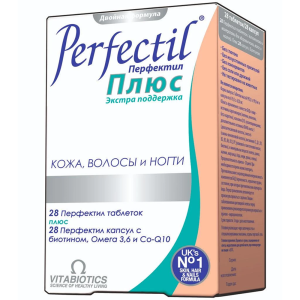 Купить: Перфектил Плюс 28 шт таблетки + 28 шт капсулы