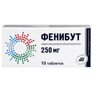 Купить: Фенибут 250 мг 10 шт таблетки