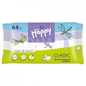 Купить: Салфетки Bella Baby Happy №64 вит Е и аллантоином