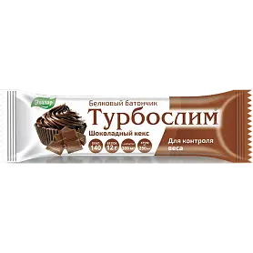 Купить Турбослим 50 г батончик шоколадный кекс