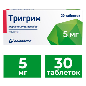 Купить: Тригрим 5 мг 30 шт таблетки