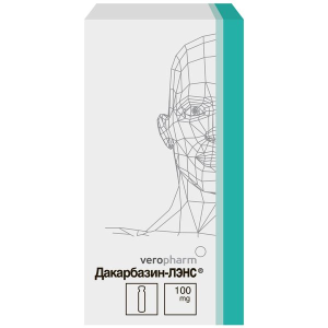 Купить: Дакарбазин-ЛЭНС 100 мг 1 шт лиофилизат для приготовления раствора для внутривенного введения флакон