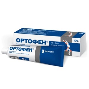 Купить: Ортофен 5 % 100 г гель для наружного применения