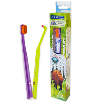 Купить: Curaprox 2 шт набор щеток зубныз европейский зубр