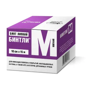 Купить Бинтли-М 10 см х 15 м бинт липкий
