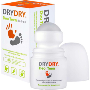 Купить: DryDry de Deo Teen Roll-on 50 мл дезодорант парфюмированный для подростков