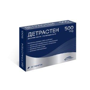 Купить: Детрастен 500 мг 30 шт таблетки