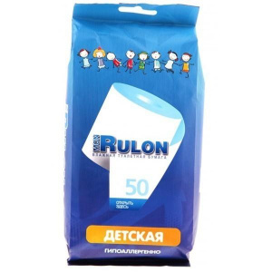 Купить: Mon Rulon 50 шт бумага туалетная влажная для детей