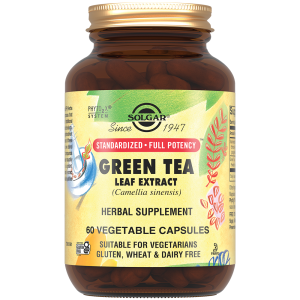 Купить: Solgar Экстракт листьев зеленого чая 60 шт капсулы