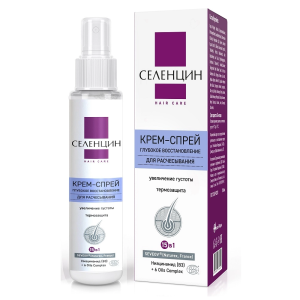 Купить: Селенцин hair care 100 мл крем-спрей глубокое восстановление 15 в 1 для расчесывания волос