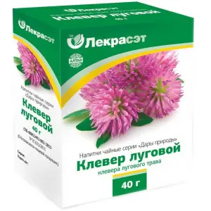 Купить Клевера лугового трава 40 г пачка