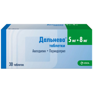 Купить: Дальнева 5 мг + 8 мг 30 шт таблетки