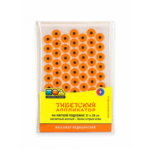 Купить: Иппликатор Тибетски 1 шт магнитный на мягкой подложке желтый