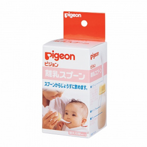 Купить: Pigeon 120 мл бутылочка с ложечкой для кормления 4+ мес
