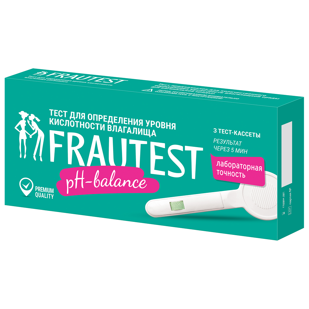 Купить Frautest 3 шт тест для определения уровня кислотности влагалица
