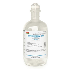 Купить: Натрия хлорид 0,9 % 250 мл раствор для инфузий бутылка стекло