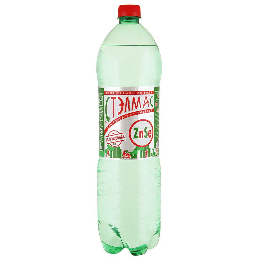 Купить Стэлмас 1,5 литра вода столовая газированная пэт