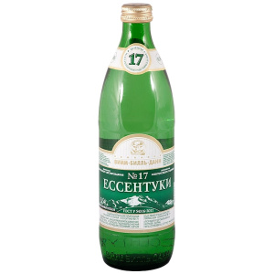 Купить: Ессентуки №17 0,5 литра вода лечебно-столовая галерея источников стекло