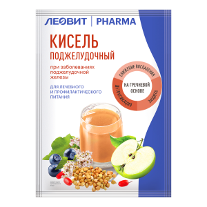 Купить: Леовит Pharma 20 г кисель поджелудочный при заболеваниях поджелудочной железы пакет
