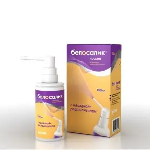 Купить Белосалик 100 мл раствор для наружного применения с насадкой-распылителем