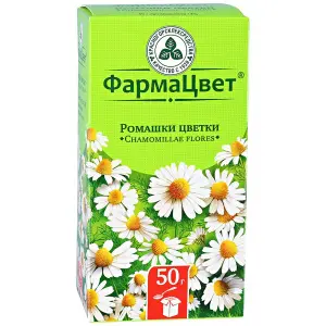 Купить Ромашка Аптечная цветки 50 г пачка