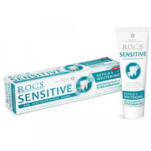 Купить: Rocs Sensitive 94 г паста зубная восстановление и отбеливание