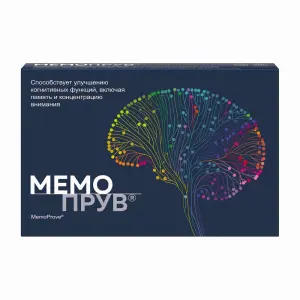 Купить Мемопрув 425 мг 30 шт таблетки покрытые пленочной оболочкой