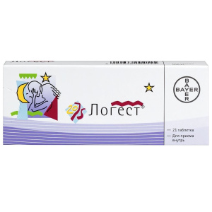Купить: Логест 21 шт таблетки покрытые оболочкой