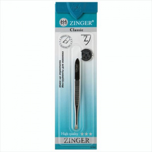 Купить: Zinger пинцет скошенный рифленый