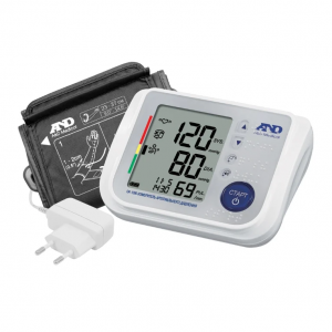 Купить: AND UA-1300 тонометр автоматический с голосовым сопровождением с адаптером и манжетой 23-37 см
