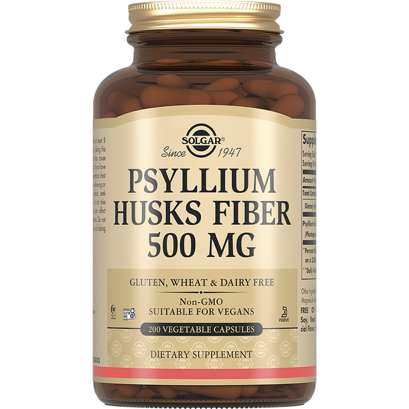 Купить Solgar Псиллиум пищевые волокна 500 мг 200 шт капсулы