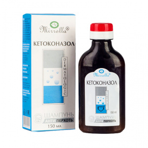 Купить: Mirrolla 150 мл шампунь от перхоти с кетоконазалом