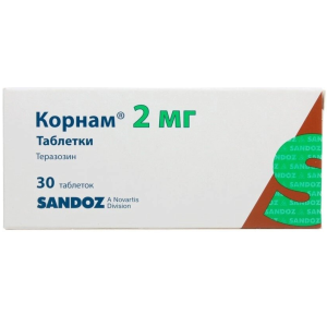 Купить: Корнам 2 мг 30 шт таблетки