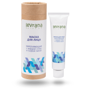 Купить: Levrana 50 мл маска для лица укрепляющая с розовой морской солью и голубой глиной