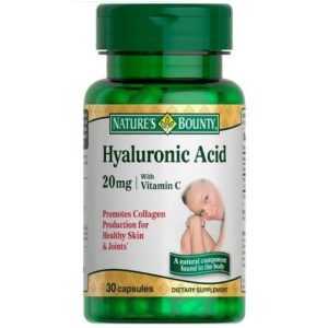 Купить: Nature's Bounty Гиалуроновая кислота 20 мг 30 шт капсулы