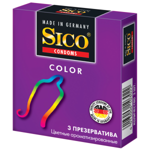 Купить: Sico Color 3 шт презервативы разноцветные
