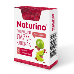 Купить: Naturino пастилки б/сахара массой 2,5г лайм-клюква 30,0г