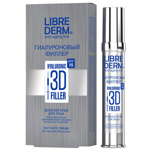 Купить: Librederm Гиалуроновый Филлер 3D 30 мл крем дневной для лица SPF15