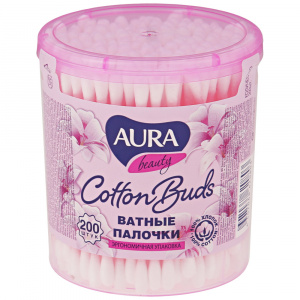 Купить: Aura 200 шт ватные палочки банка