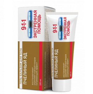 Купить: 911 Пчелиный яд 100 мл гель-бальзам для суставов