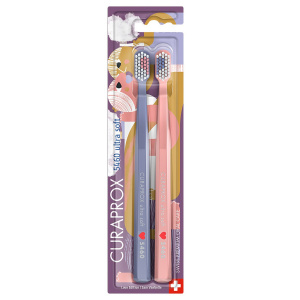 Купить: Curaprox Duo Love UltraSoft набор 2 шт щетка зубная 0,10 мм