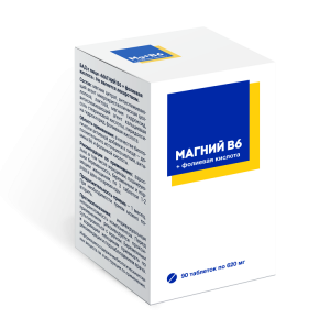 Купить: Магний В6 620 мг 90 шт таблетки + фолиевая кислота