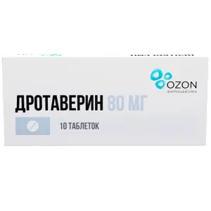 Купить Дротаверин 80 мг 10 шт таблетки