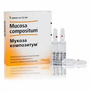 Купить Мукоза Композитум 2,2 мл 5 шт раствор для инъекций ампулы