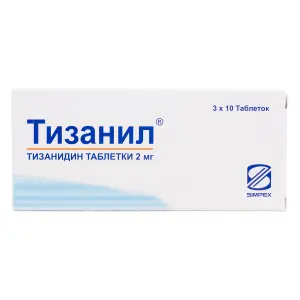 Купить Тизанил 2 мг 30 шт таблетки