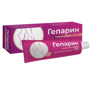 Купить Гепарин 1000 МЕ/г 30 г гель для наружного применения