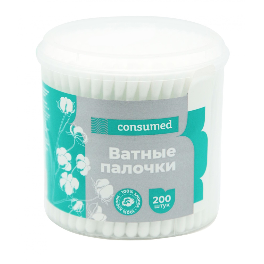 Купить Консумед ватн палочки банка №200