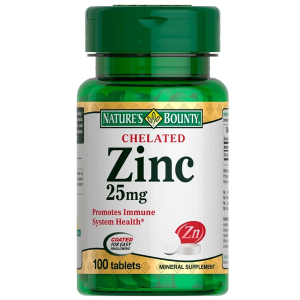 Купить: Nature's Bounty Хелат цинка 25 мг 100 шт таблетки