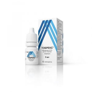 Купить: Тобрекс 0,3% 5 мл капли глазные